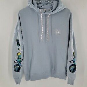 Quicksilver planet sleeve hoodie